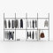 pamo Kleiderstange im Industrial Design - LOFT IV - Teleskop Stangen System als offenes System | Kleiderschrank aus stabilen Rohren - ohne Bohren