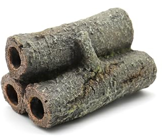 Amtra Deko Shrimp Playground Tubes Aquariumdekoration aus Kunstharz für Aquarien und Fischbecken, ungiftig, klein, 8,5 x 6,5 x 5,3 cm