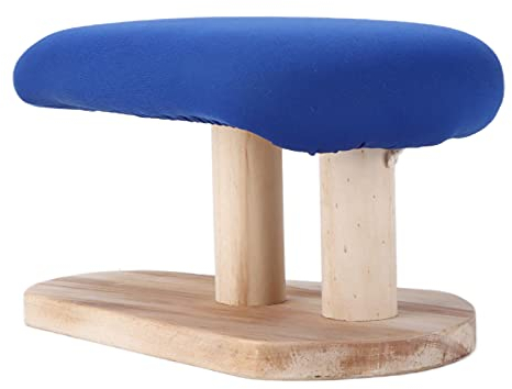lyrlody Tabla de Planchar Doméstica con Borde Elástico, Forma Redonda Estable, Mesa de Costura, Mesa de Costura, Material de Madera, Pequeña Tabla de Planchar para Salas (Taburete de