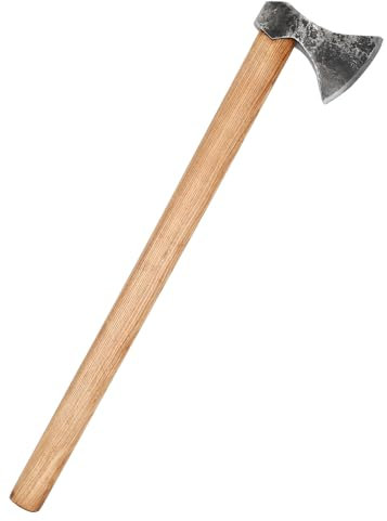 ULFBERTH | echte Wikinger-Axt aus Stahl | Hand-geschmiedet | Mittelalter Beil | Wikinger Kostüm | Reenactment | Axt-Kopf nach Petersen Typisierung (Typ G)