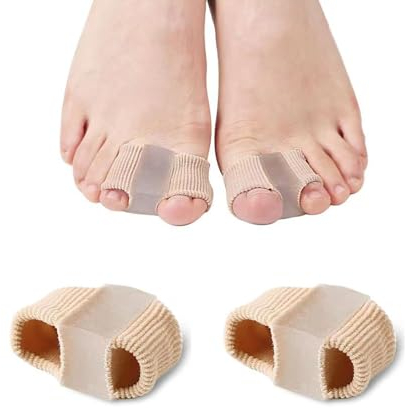 Okaywork Separadores de dedos de los pies Hallux Valgus para dedos de los pies superpuestos,toe spacer Corrector de dedos de gel,Separador dedos pie,Correctore de juanete Separador (Estilo 2)