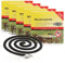 com-four® 50x Antimücken-Spiralen mit Ständer, die Mückenspirale vertreibt Mücken, Moskitos und andere Insekten auf Balkon, Terrasse, Garten und Camping (50 Stück - Spirale schwarz)