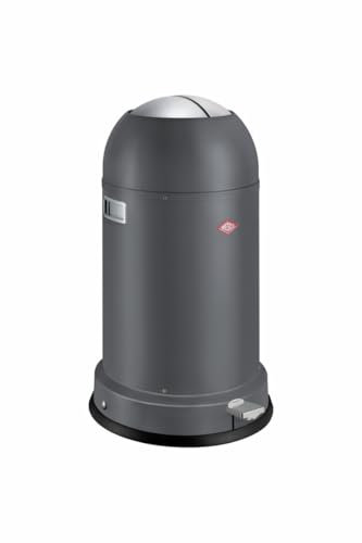 WESCO Tretabfalleimer 183631-77 KICKMASTER CL Soft in Graphit matt mit 33 Liter Volumen/Abfallsammler/Mülleimer