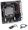 SJRC NAS Motherboard with 6 Bay SATA3.0, Q670 Mini ITX Mainboard LGA 1700, Soft Router Board DDR5 with 6xM.2 NVMe, i226-LM 2.5GbE, PCIe5.0 x16, 32GB RAM 1TB SSD (With Cable)