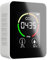 Air Quality Monitor, Radon Test Kit Air Quality Monitor Indoor with Intuitive Color-coded System LCD Large Screen for Greenhouses, Agricultural Production, Warehouses (White)