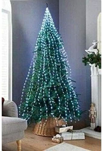 Yorkshire Homeware 672 LED Christmas Tree Lights | Sparkle Cascading Micro Tree Lights | Xmas Decorations Indoor Outdoor | Home Garden Indoor Xmas Lighting Ornament Fairy Lights (Cool White)