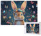 Puzzle 1000 Teile Tiere, Kreatives Buntes Holzpuzzle, Kunst-Puzzle Zum Ausstellen Mit Ostermotiven Im Märchenstil, DIY Moderne Wandkunst