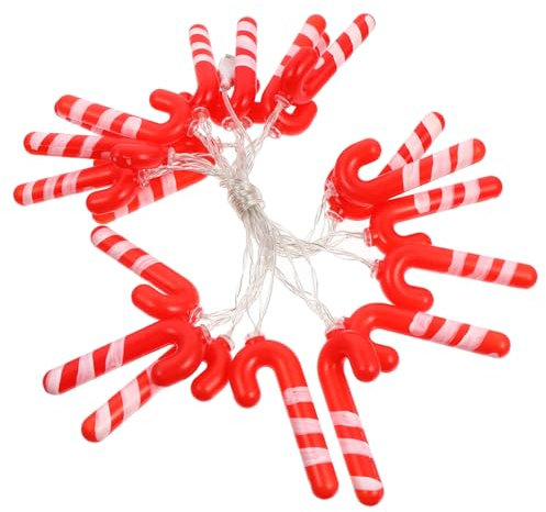 MAGICLULU 1Satz LED Zuckerstangen Lichterkette Mit Warmweißen Leds USB Betriebene Weihnachtsdekoration Für Innen Und Außen Party Und Baumbeleuchtung