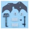 AOIUU Inner Felling Dawg Dog Spike Bar Nut Kit Fit For H-u-s-q-v-a-r-n-a 288 281 181 281XP 288XP EPA Chainsaw Adjuster Bar But Choke Rod 501918101