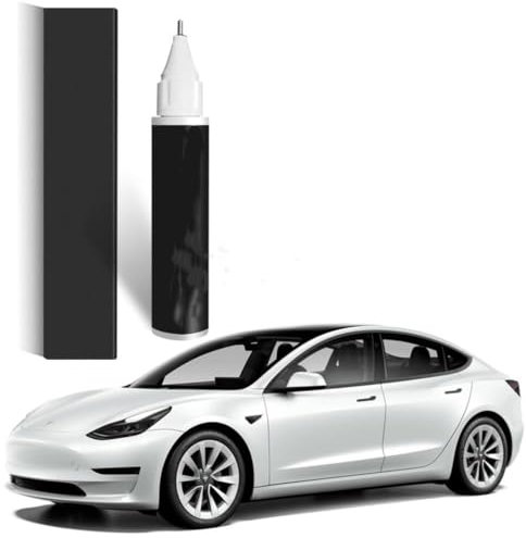 LDKH Car Touch-Up Pen for Tesla Model 3 X Y S, Car Scratch Remover, Touch-Up Pens, Car Paint Repair Pen, Car Touch-Up Pen,1 stück (1er Pack)-White