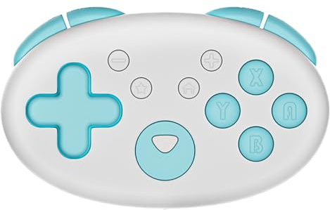 Cute Gaming Controller 200mAh Portable Joystick Lightweight Small BT Controller for Windows 10 11 Android Raspberry