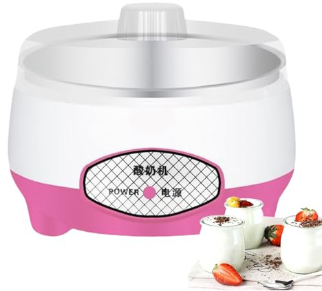 Yaourtière automatique – Récipient intérieur en acier inoxydable, machine à yaourt électrique DIY | Outil multifonctionnel électrique 1,2 l, appareil pour yaourt au lait fermenté fait maison, outil de