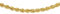 CARISSIMA Women's 9ct Yellow Gold Hollow 40 Rope Chain Necklace of Length 51cm/20