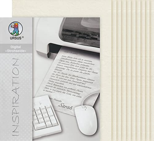 StrohseideDigital, DIN A4, 25g/m², 10 Blatt Natur