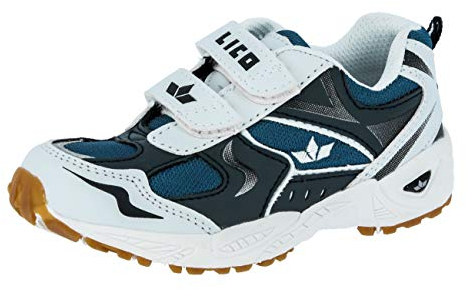 Lico Unisex Kinder Bob V Hallenturnschuh, Weiß Marine, 36 EU