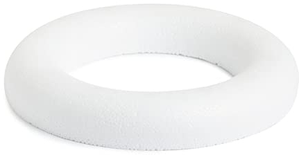 Styroporring flach,weiß Ø ca. 25cm
