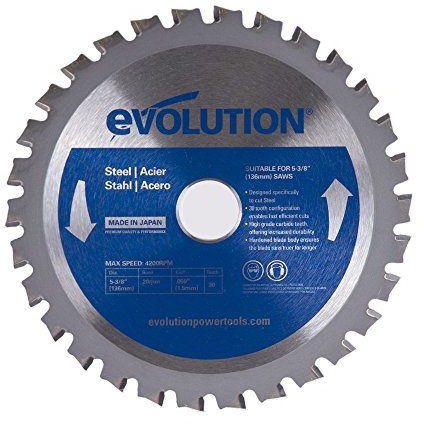 Evolution Power Tools Edelstahl Sägeblatt, 5-3/8BLADEST, 30 Zähne, 5-3/8 Inch