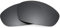 Revant Replacement Lenses Compatible With Oakley Straight Jacket (2007), Polarized, Black Chrome MirrorShield