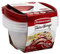 4-Piece Square Food Storage Container by Rubbermaid