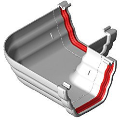 Ogee Gutter 90 Degree Bend (White)