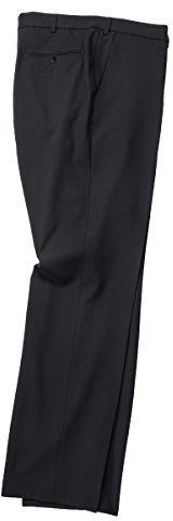 DIGEL Schwarze Schurwoll-Mix Anzughose Per Übergröße, Größe:62