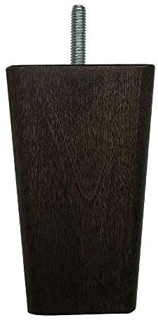 Furniture Legs Europe Möbelfuß rund Holz Braun Höhe 5,5 cm (M8) | Hohe Qualität und nachhaltiges Holz