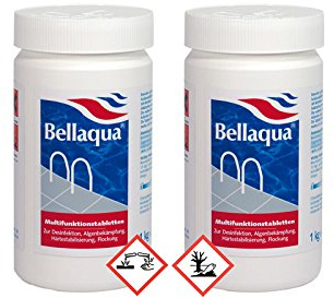 Bellaqua Set 2x Multifunktions Tabletten 4 in 1-200 g - 1 kg