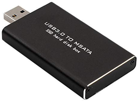 Tubayia 120GB USB 3.0 to mSATA Solid State Drive SSD Enclosure External Hard Drive Enclosure
