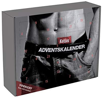Herz & Heim® Adventskalender zum Befüllen für Frauen - The body - personalisiert mit Ihrem Wunschnamen