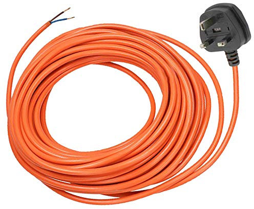 SPARES2GO Cable & Lead Plug for Bosch Rotak 370 40 43 430 Ergoflex Lawnmower (12 Metre)