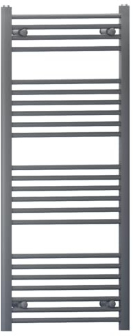 Myhomeware Anthracite Grey Heated Bathroom Towel Rail Radiator For Central Heating Elegant Designer In UK (500mm x 1200mm (h))