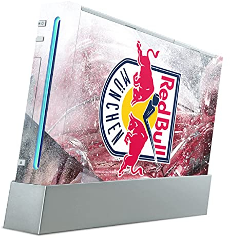 DeinDesign Skin kompatibel mit Nintendo Wii Folie Sticker EHC Red Bull München Bulle Eishockey