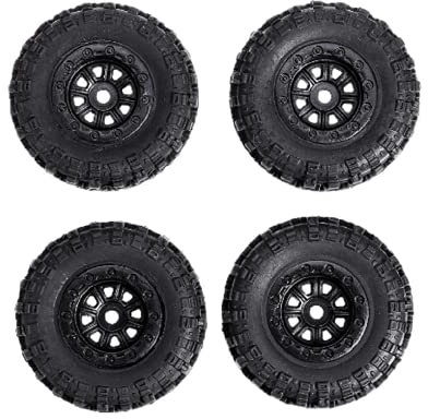 WEKOW 4pcs 13612 RC-Autoreifen Für RGT 136240 V2 1/24 4WD-Fahrzeug RC Rock Crawler Offroad-Teile