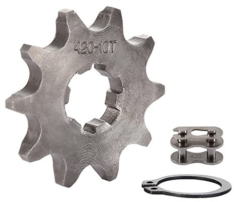 WOOSTAR Motorrad 420-10T Kettenrad 17mm Ersatz für 50ccm 70ccm 90ccm 110ccm 125ccm Dirt Pitbike Minibike ATV 4 Wheeler Moped