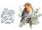 Metall-Stanzformen mit Frühlingsblumen, Blättern und Vögeln, für Kartenherstellung, Stechpalme, Kiefer, Vogel, Karten, Stanzschablonen, DIY, Scrapbooking, Album, dekorative Prägepapiere,