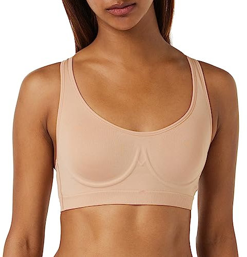 Calvin Klein - Women's Bra - Unlined Bralette - Everyday Comfort - Pull On - Womens Bra - Underwear for Women - Clay - XS