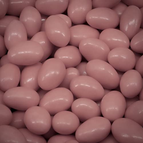 Confetti Rosa Battesimo Bimba - Raffinata Selezione di Confetti Rosa di altissima qualità - Senza Glutine e Senza Grassi Idrogenati (Mandorla Cioccolato Fragola g 500-95 pz)