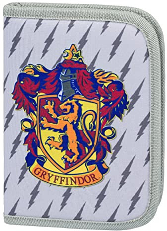 Baagl Federmäppchen für Jungen und Mädchen - Schüleretui, Federtasche, Federmappe für Schreibwaren - Etui, Federpenal, Schulmäppchen (Harry Potter Gryffindor)