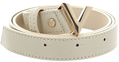 Valentino Damen göttlich Belt, Ecru/Gold, One Size