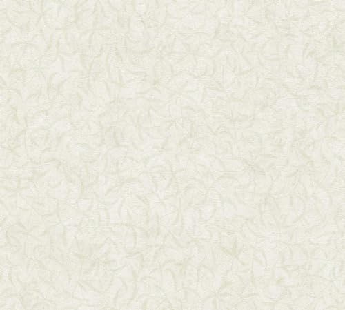 A.S. Création Terra 389203 Non-Woven Wallpaper Floral Cream Green Branches 10.05 m x 0.53 m Made in Germany