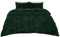 Brentfords Forest Green Bedding Teddy Fleece Double Duvet Set, Fluffy Soft Warm Christmas Duvet Double with Matching Pillowcases Winter Bedding Double Bed Set