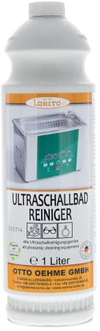 Lorito Ultraschallbadreiniger 1 L - Ultraschallreiniger Konzentrat für Münzen, Schmuck, Brillen und Uhren, Schonende Reinigung für langhaltenden Glanz