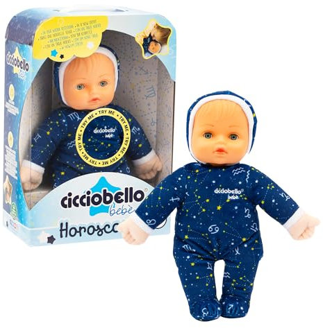 Cicciobello Bebe' Horoscope - Superweicher Bezug aus Stoff mit Tierkreismuster, für Kinder ab 0 Jahren, Ccc28000, Giochi Preziosi