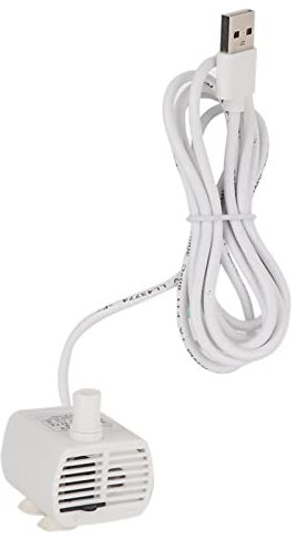 Bomba de Filtro de Fuente de Agua de Flor Bomba de Reemplazo de Fuente Pixi 7 × 7 × 5 Bomba Usb Bomba de Agua Sumergible para Acuario de Peces Dispensador de Agua para Mascotas