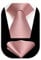 HISDERN Krawatten Rosa Herren Hochzeit Krawatte mit Einstecktuch Klassisch Business Krawatte & Taschentuch Set