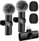 Nefuo Kabelloses Lavalier Mikrofon für iPhone/iPad, Plug-Play Mini Lavalier Mikrofon Wireless für Interviews, Videos, Podcasts, Vlog, YouTube, TikTok, Live-Streaming (Lightning/Keine App)