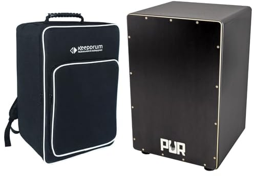 Pur PC1066 Vision One Black Cajon + keepdrum Cajon-Tasche