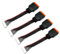 JST-XH Balancekabel, 2-6S, 3S, Lipo-Batterie, Balance-Ladegerät, Erweiterungsstecker, Adapter, Umwandlungsleitung für RC-Fahrzeuge, Lipo-Batterieladung (20 cm), 4 Stück