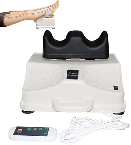 CHANGLKJ Machine De Circulation Sanguine Chi, Masseur De Pieds Aérobie Électrique, Temps Et Vitesse Réglables À 10 Niveaux, Dragage Lymphatique Et Méridiens, pour Soulager L'enflure, La Douleur