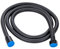AQXYUULL Tuyau de Douche Flexible en Acier Inoxydable Noir, Tuyau d'eau de Douche de Salle de Bain rallongé, Tuyau d'eau rallongé, Tuyau de Traction(80cm)